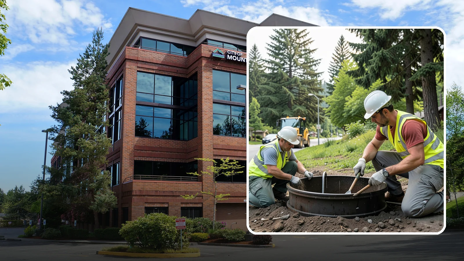 Catch Basin Maintenance in Mountlake Terrace, Snohomish County, WA - Inspection and cleaning of catch basins to maintain capacity and meet stormwater permit requirements.