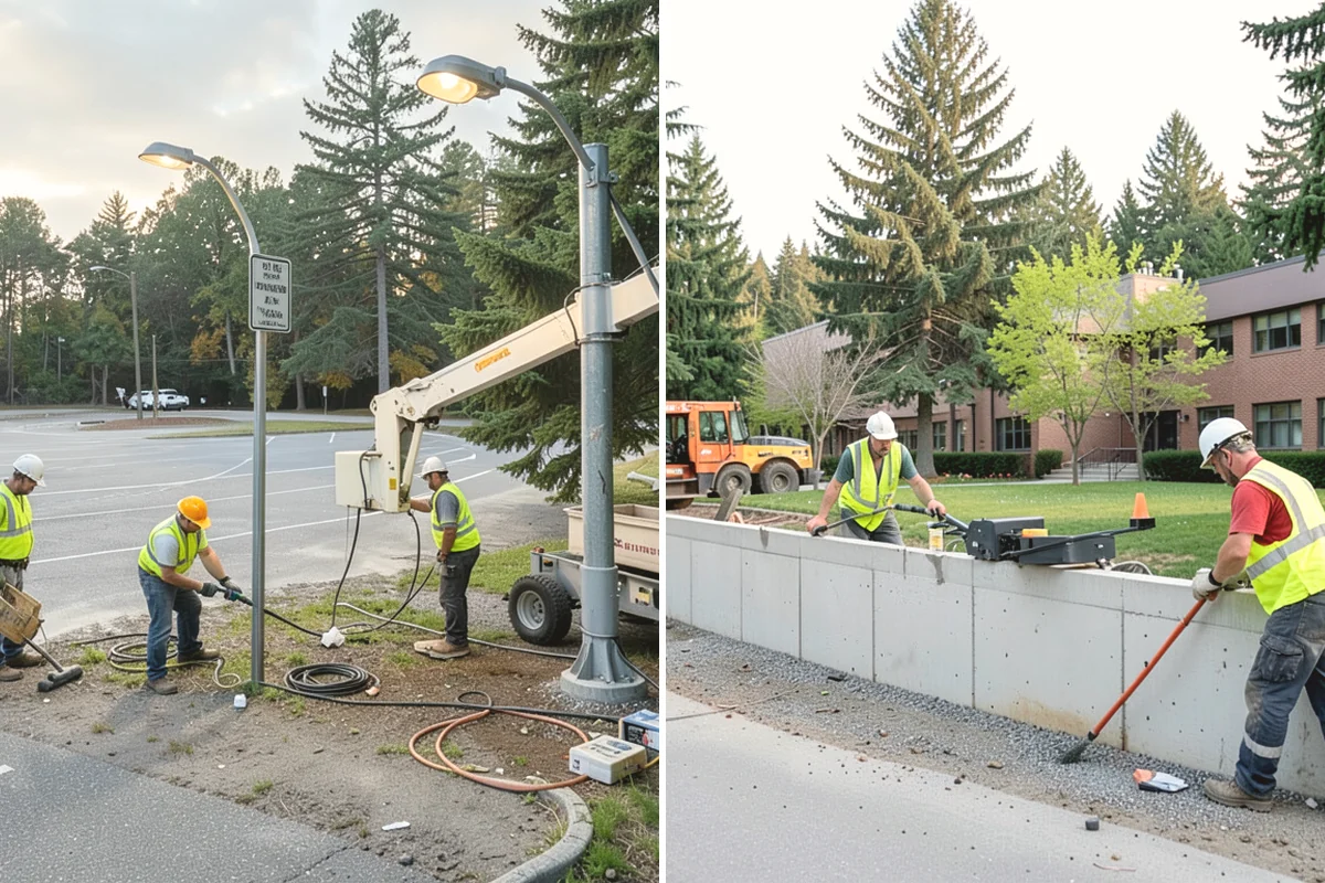 Catch Basin Maintenance in Mountlake Terrace, Snohomish County, WA - Locate and inspect basins, recording sump depth and condition