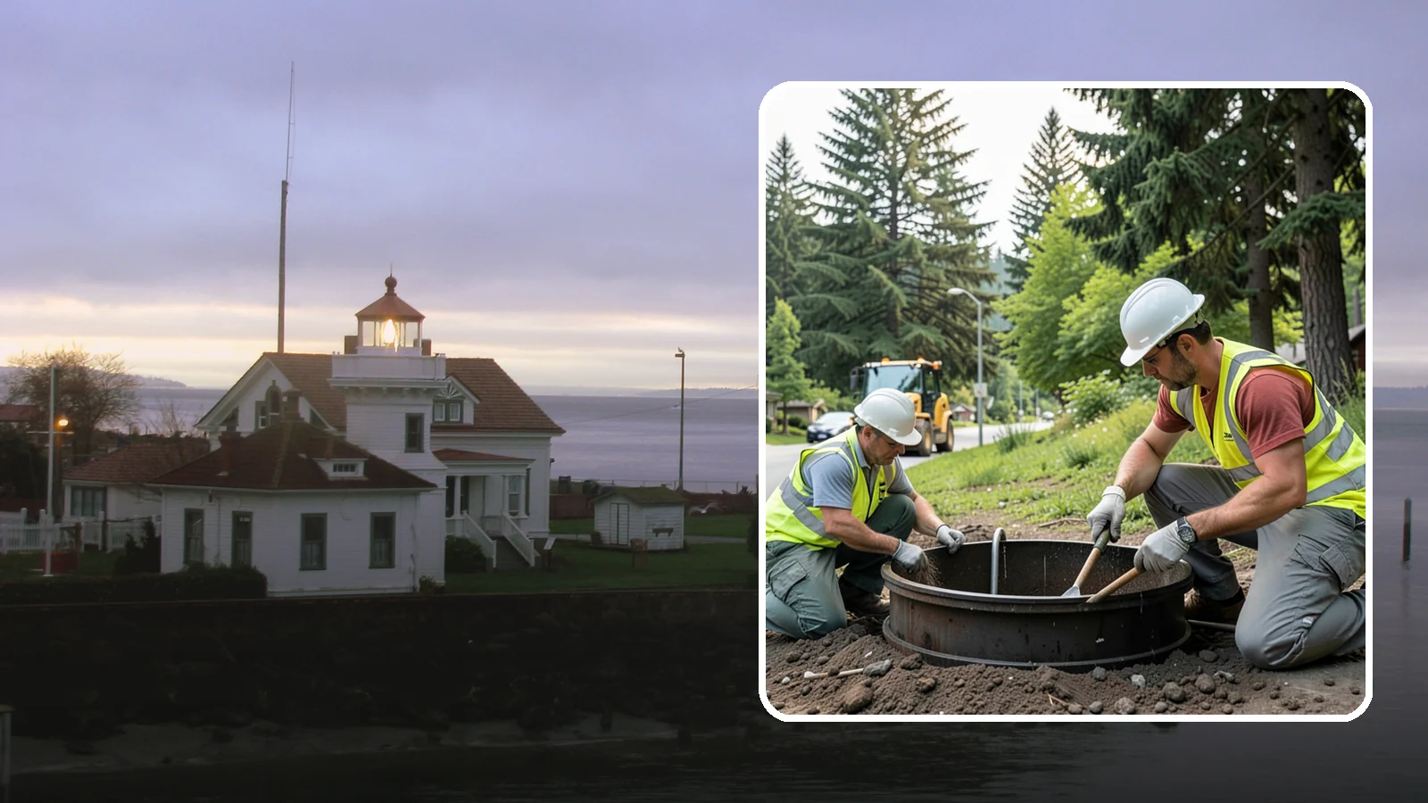 Catch Basin Maintenance in Mukilteo, Snohomish County, WA - Inspection and cleaning of catch basins to maintain capacity and meet stormwater permit requirements.