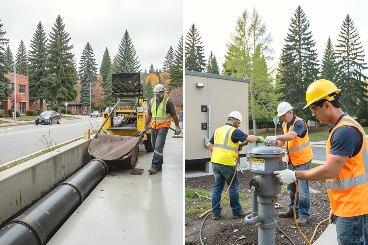Catch Basin Maintenance in Mukilteo, Snohomish County, WA - Locate and inspect basins, recording sump depth and condition