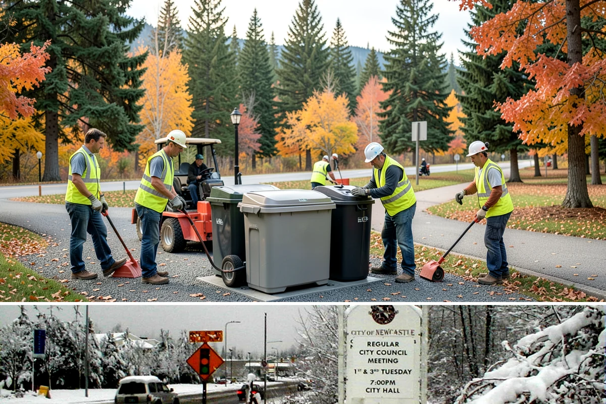Catch Basin Maintenance in Newcastle, King County, WA - Cleaning is prioritized in late summer and early fall to restore capacity before the region's heavy October-through-March rains.