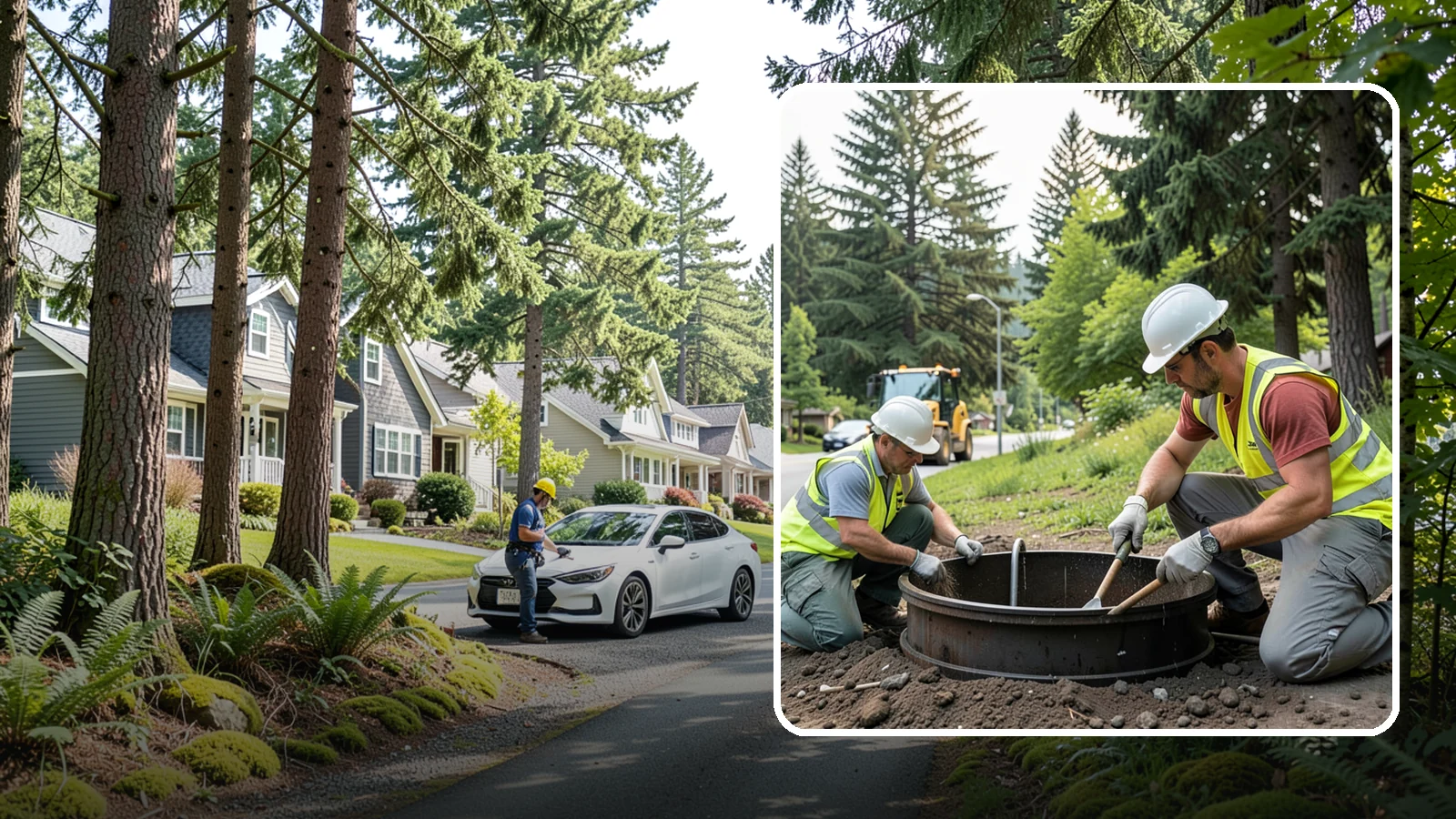Catch Basin Maintenance in Normandy Park, King County, WA - Inspection and cleaning of catch basins to maintain capacity and meet stormwater permit requirements.