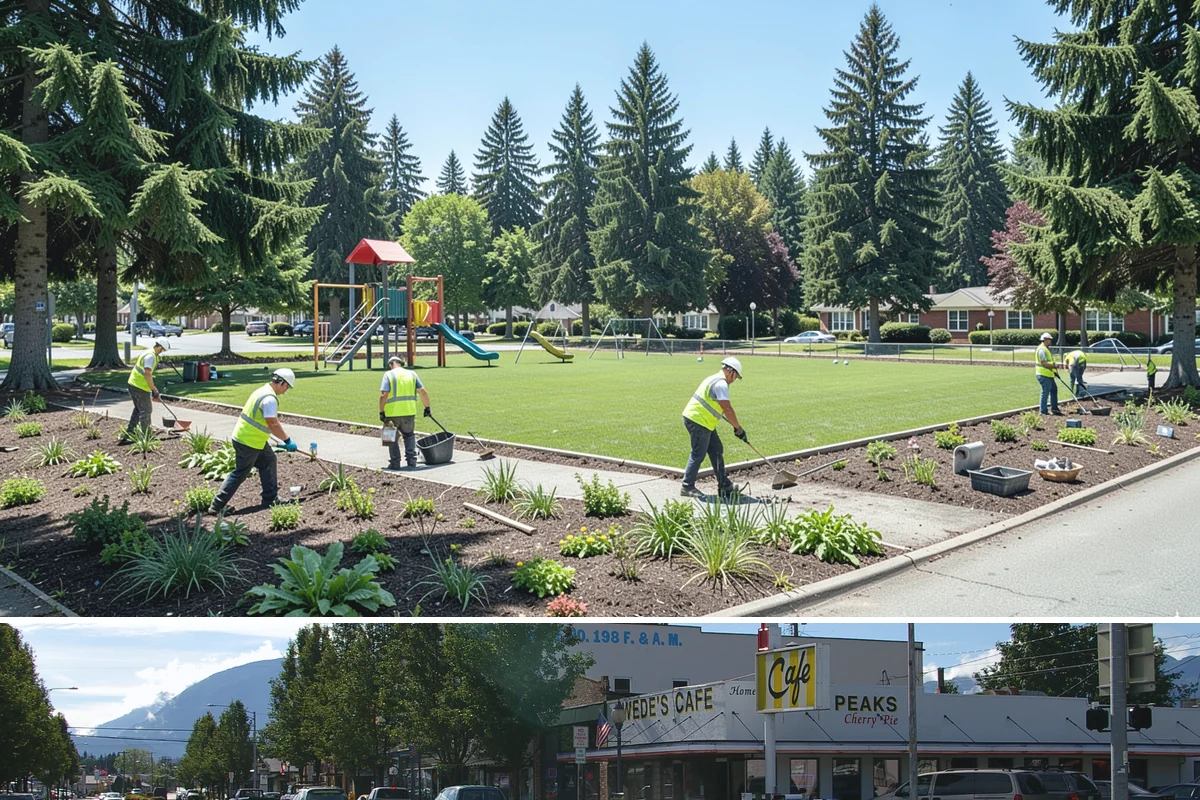 Catch Basin Maintenance in North Bend, King County, WA - Cleaning is prioritized in late summer and early fall to restore capacity before the region's heavy October-through-March rains.