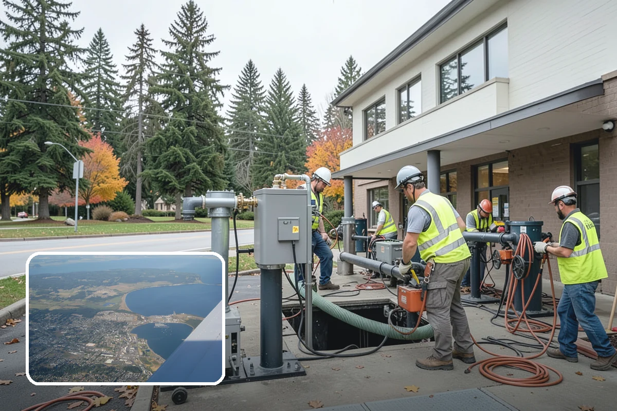 Catch Basin Maintenance in Oak Harbor, Island County, WA - Restored inlet capacity that reduces localized flooding
