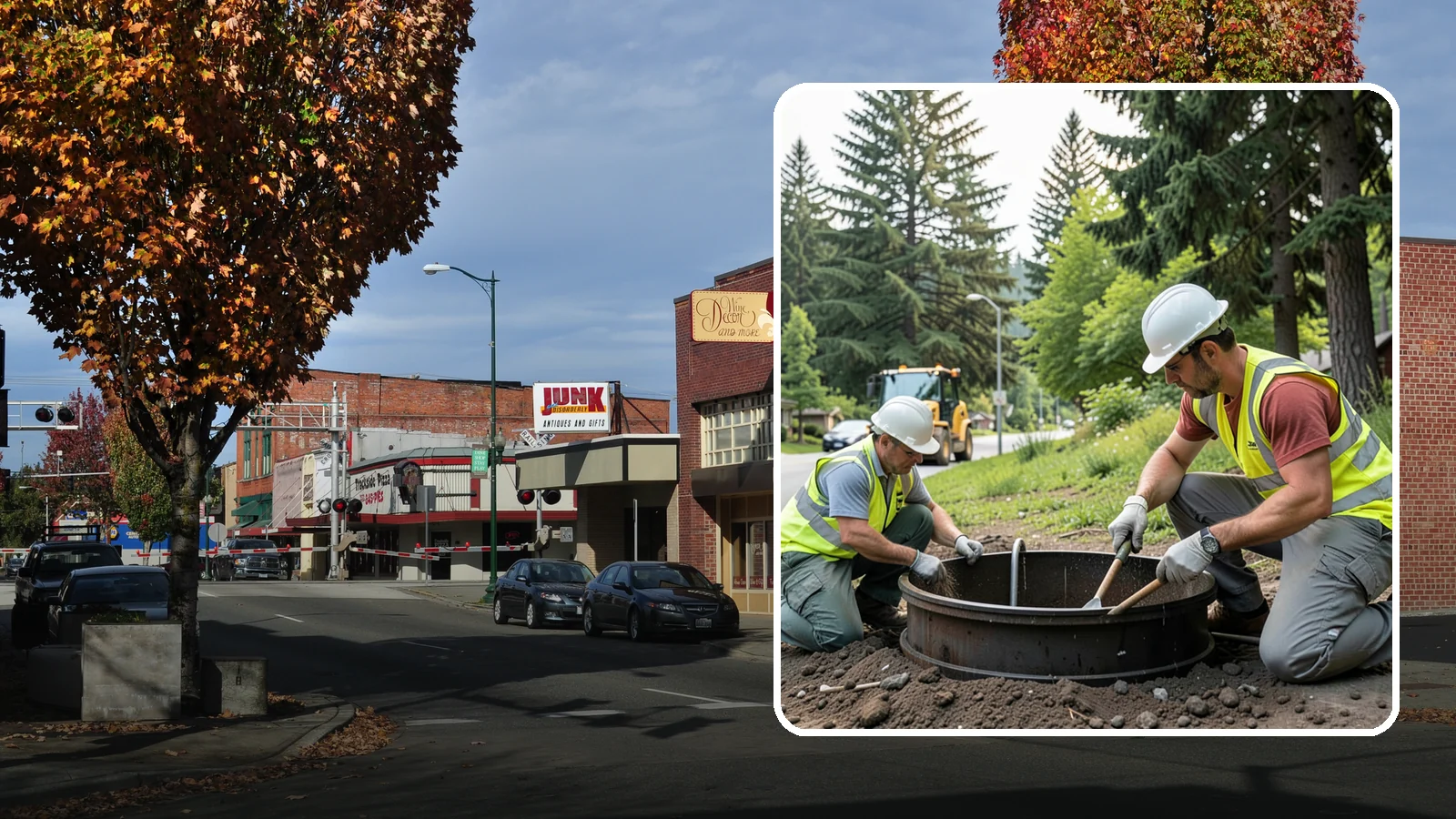 Catch Basin Maintenance in Puyallup, Pierce County, WA - Inspection and cleaning of catch basins to maintain capacity and meet stormwater permit requirements.
