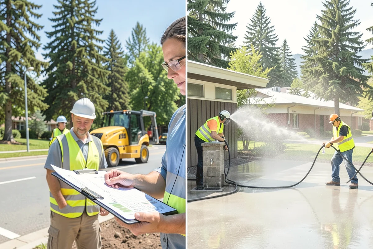 Catch Basin Maintenance in Ruston, Pierce County, WA - Locate and inspect basins, recording sump depth and condition