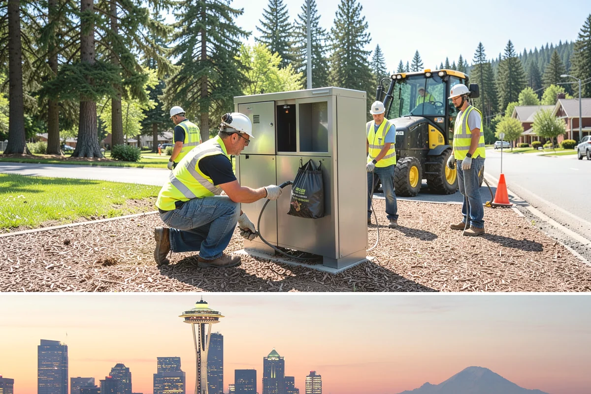 Catch Basin Maintenance in Seattle, King County, WA - Cleaning is prioritized in late summer and early fall to restore capacity before the region's heavy October-through-March rains.