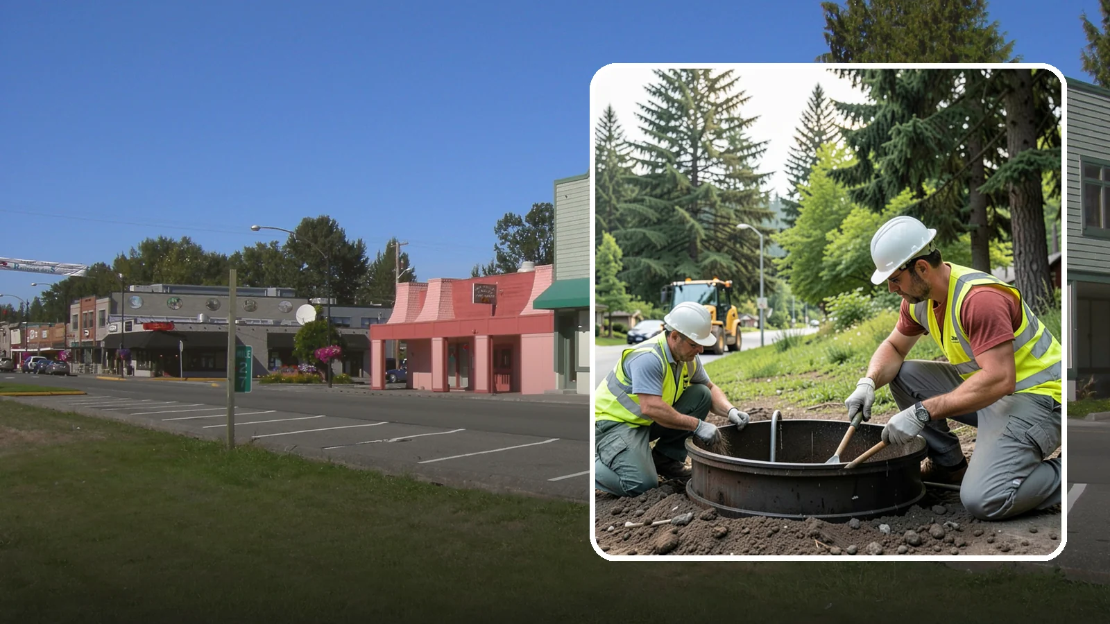Catch Basin Maintenance in Snoqualmie, King County, WA - Inspection and cleaning of catch basins to maintain capacity and meet stormwater permit requirements.
