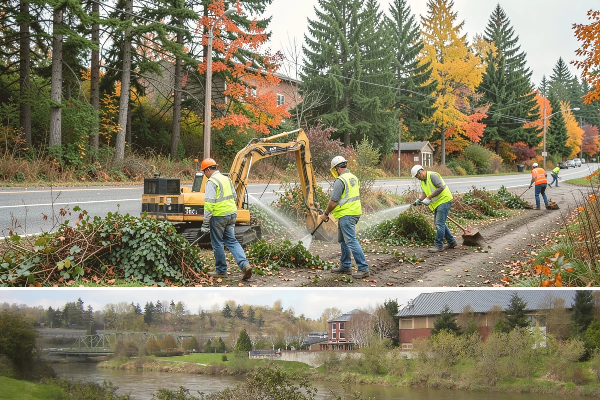 Catch Basin Maintenance in Tukwila, King County, WA - Cleaning is prioritized in late summer and early fall to restore capacity before the region's heavy October-through-March rains.
