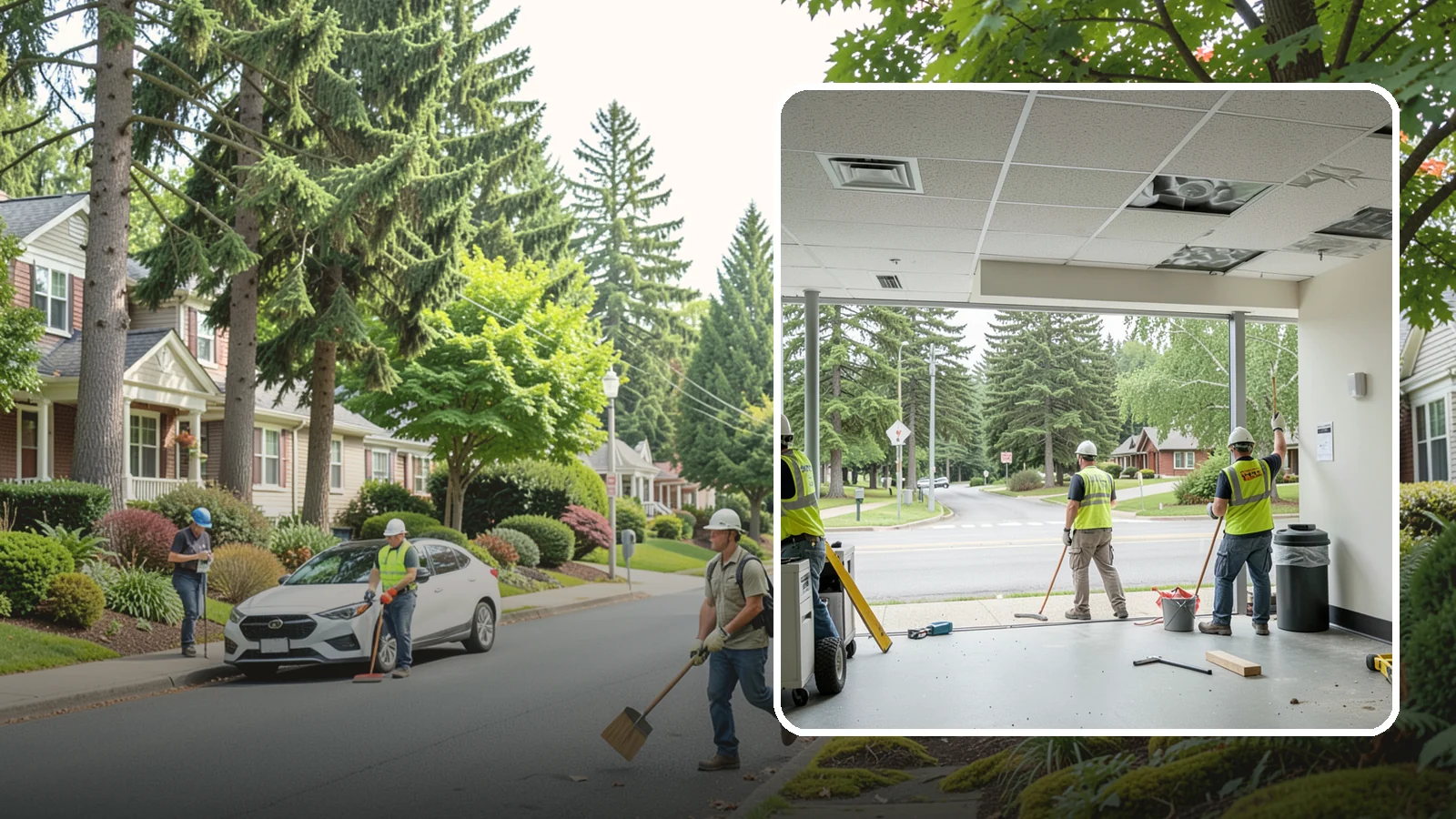 Ceiling Tile Replacement in Beaux Arts Village, King County, WA - Suspended ceiling tile and grid replacement that refreshes public interiors and restores fire ratings.