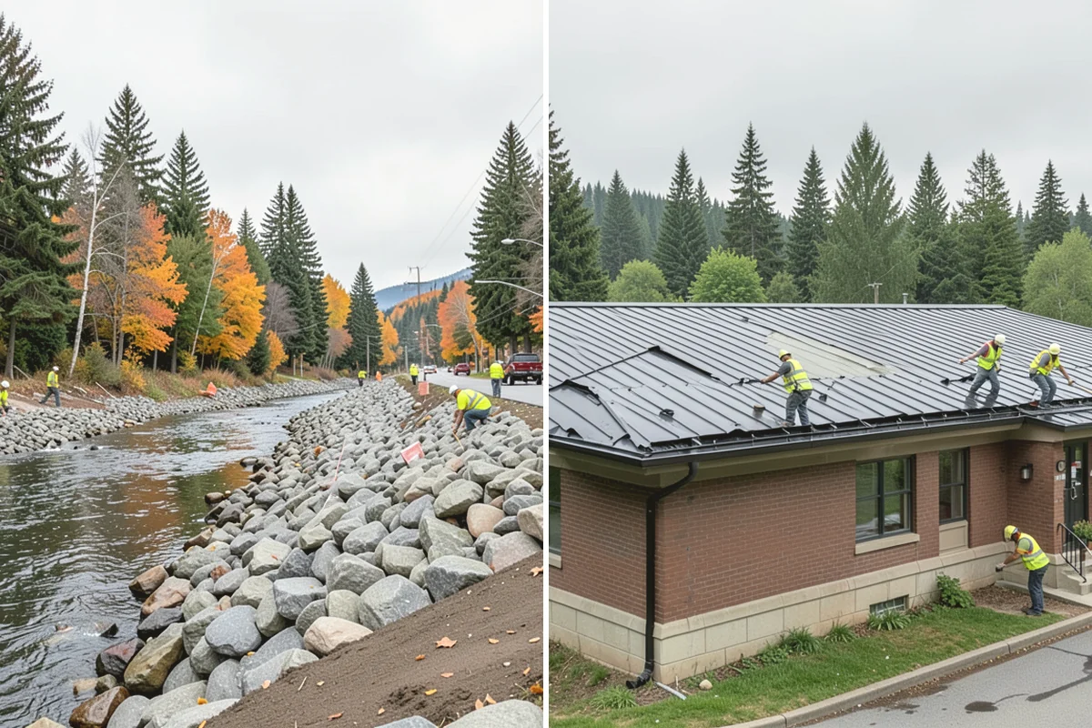 Ceiling Tile Replacement in Burlington, Skagit County, WA - Assess tile and grid condition and identify the cause