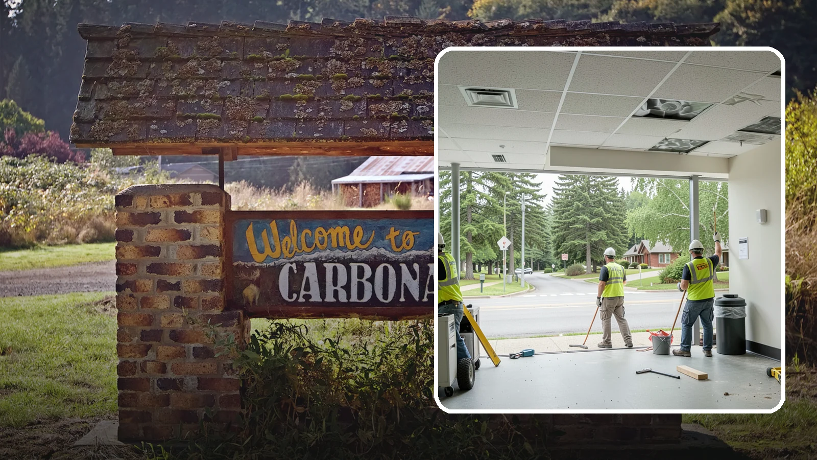 Ceiling Tile Replacement in Carbonado, Pierce County, WA - Suspended ceiling tile and grid replacement that refreshes public interiors and restores fire ratings.