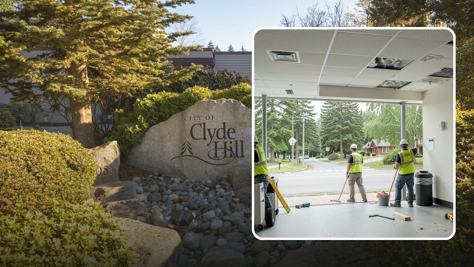 Ceiling Tile Replacement in Clyde Hill, King County, WA - Suspended ceiling tile and grid replacement that refreshes public interiors and restores fire ratings.