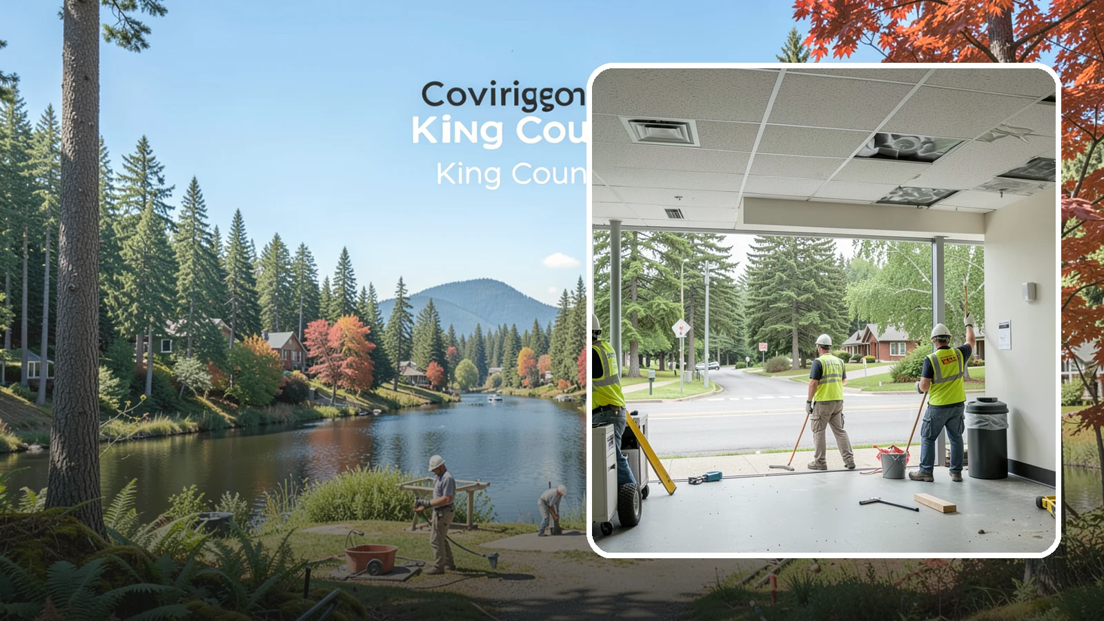 Ceiling Tile Replacement in Covington, King County, WA - Suspended ceiling tile and grid replacement that refreshes public interiors and restores fire ratings.