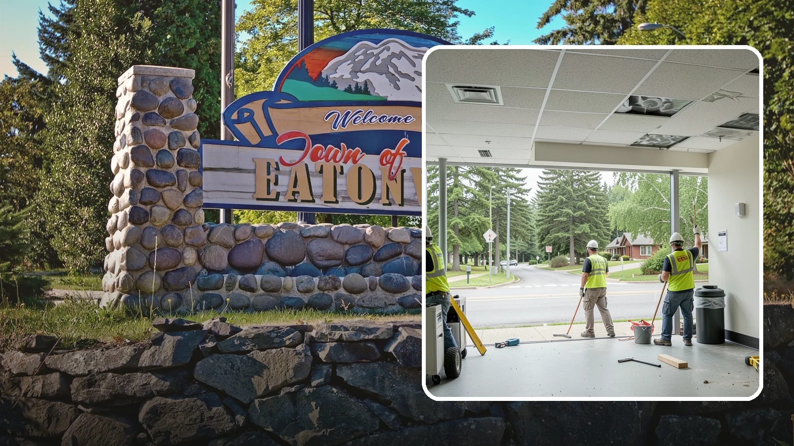 Ceiling Tile Replacement in Eatonville, Pierce County, WA - Suspended ceiling tile and grid replacement that refreshes public interiors and restores fire ratings.