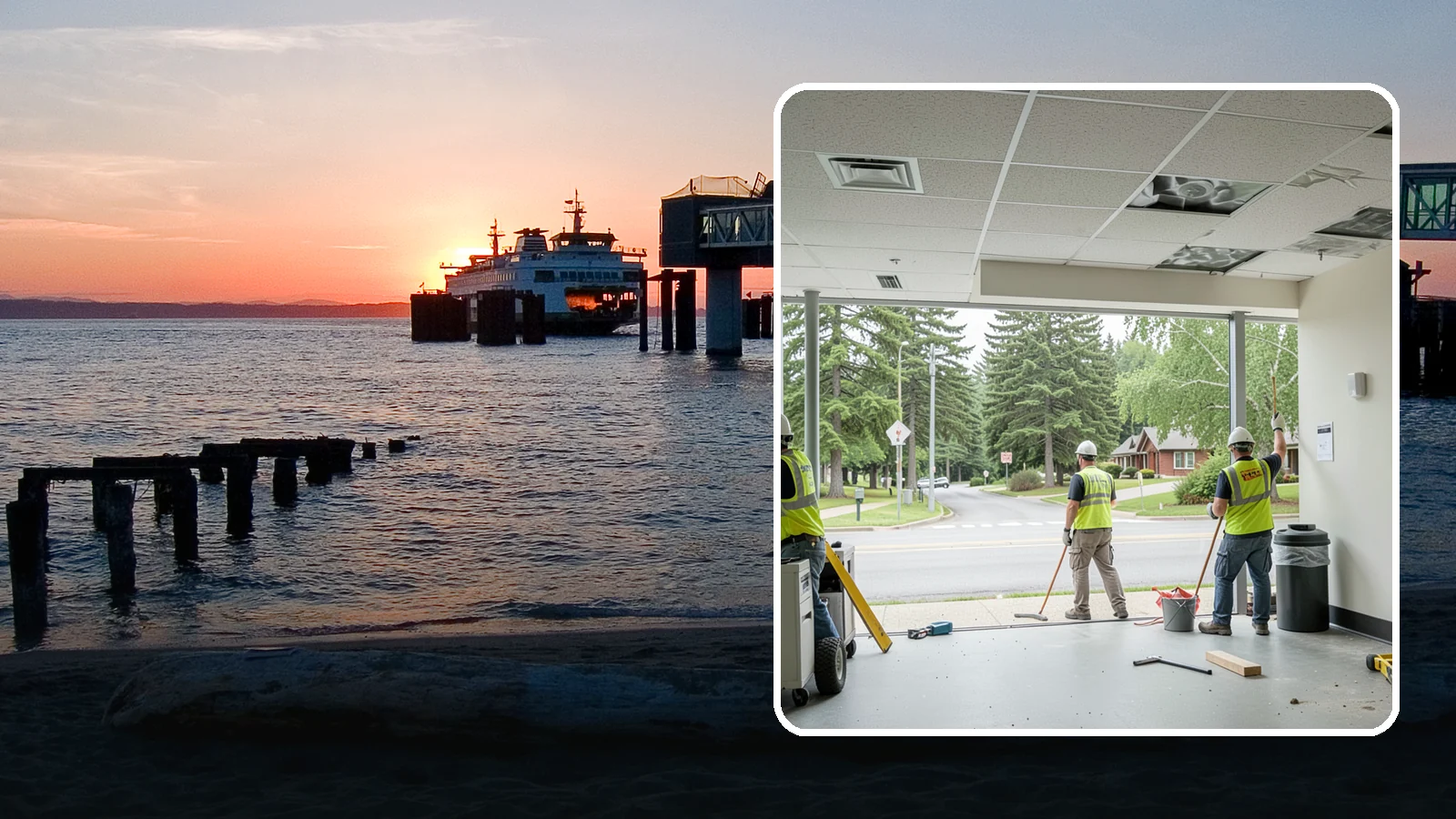 Ceiling Tile Replacement in Edmonds, Snohomish County, WA - Suspended ceiling tile and grid replacement that refreshes public interiors and restores fire ratings.