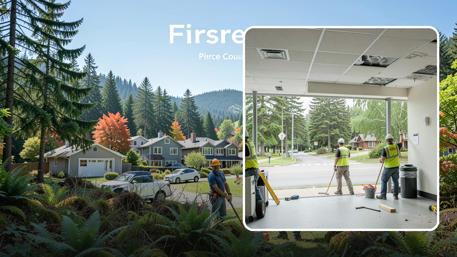 Ceiling Tile Replacement in Fircrest, Pierce County, WA - Suspended ceiling tile and grid replacement that refreshes public interiors and restores fire ratings.