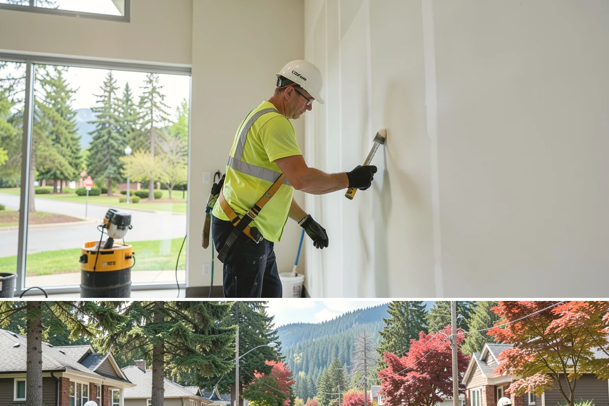 Ceiling Tile Replacement in Hunts Point, King County, WA - Ceiling work is an indoor service available year-round, ideal during off-hours in occupied buildings.