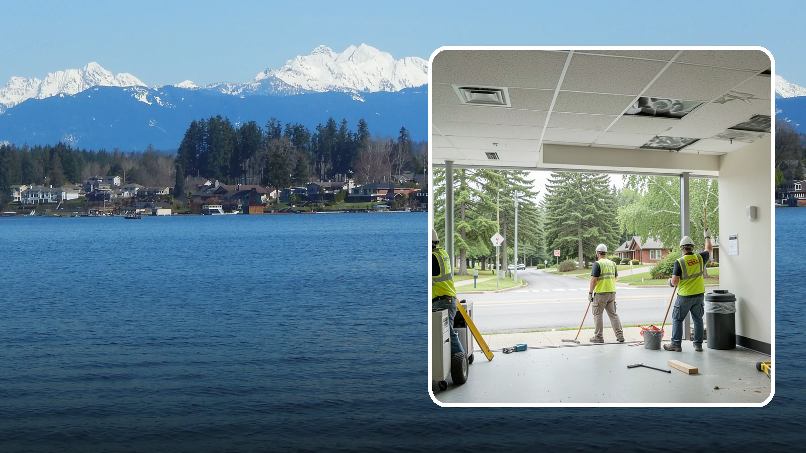 Ceiling Tile Replacement in Lake Stevens, Snohomish County, WA - Suspended ceiling tile and grid replacement that refreshes public interiors and restores fire ratings.