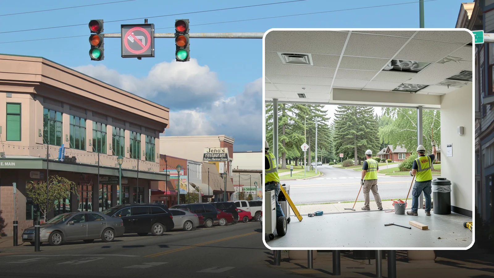 Ceiling Tile Replacement in Monroe, Snohomish County, WA - Suspended ceiling tile and grid replacement that refreshes public interiors and restores fire ratings.