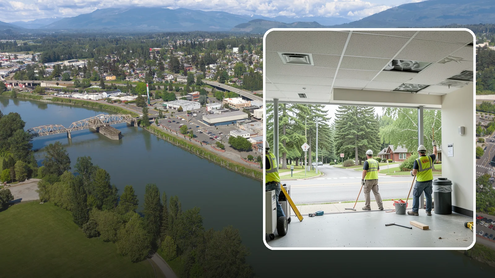 Ceiling Tile Replacement in Mount Vernon, Skagit County, WA - Suspended ceiling tile and grid replacement that refreshes public interiors and restores fire ratings.