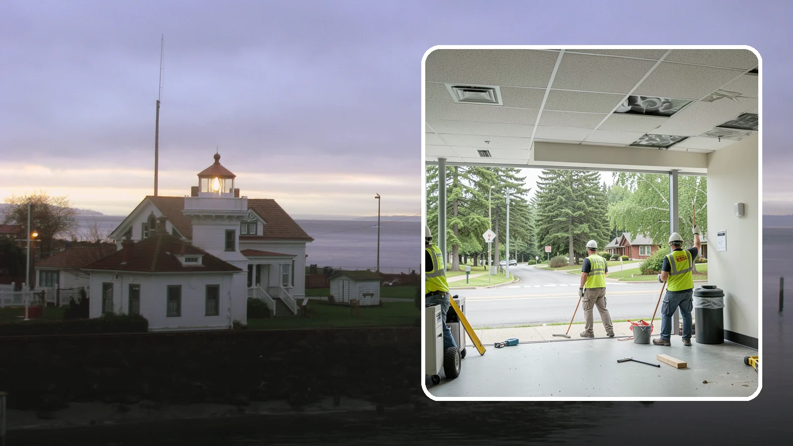 Ceiling Tile Replacement in Mukilteo, Snohomish County, WA - Suspended ceiling tile and grid replacement that refreshes public interiors and restores fire ratings.