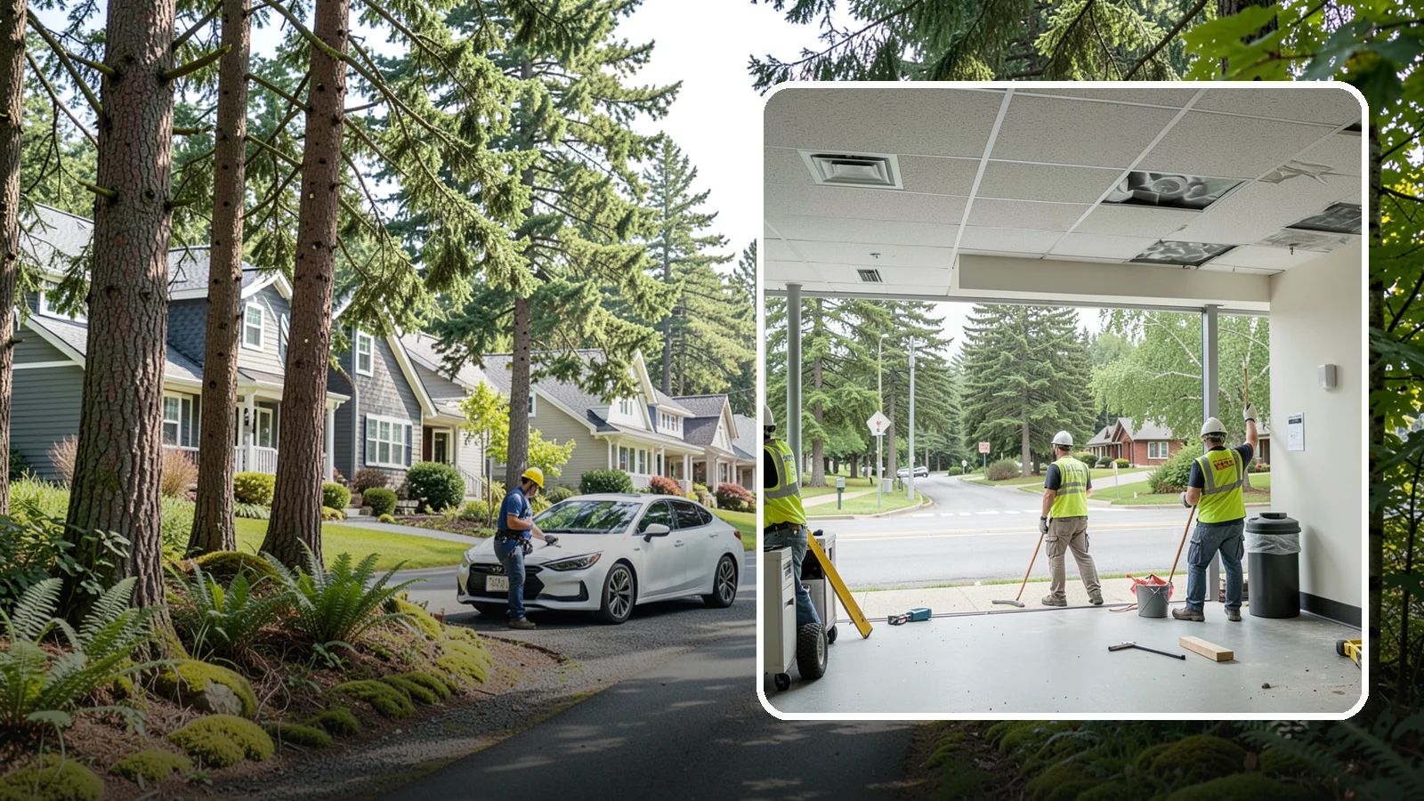 Ceiling Tile Replacement in Normandy Park, King County, WA - Suspended ceiling tile and grid replacement that refreshes public interiors and restores fire ratings.