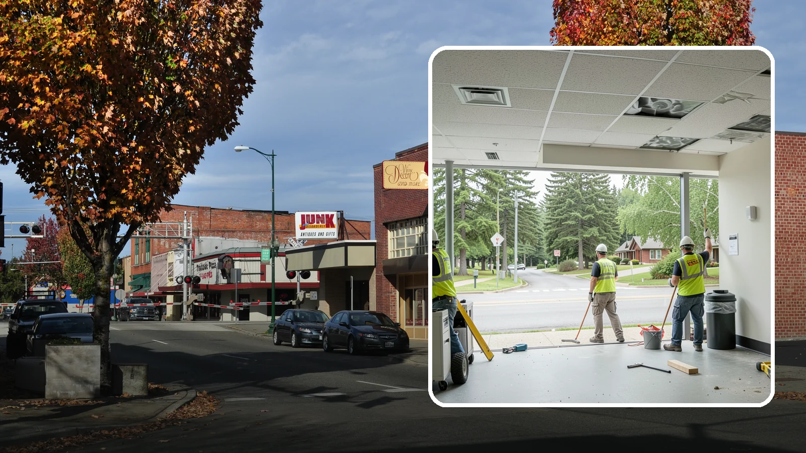 Ceiling Tile Replacement in Puyallup, Pierce County, WA - Suspended ceiling tile and grid replacement that refreshes public interiors and restores fire ratings.