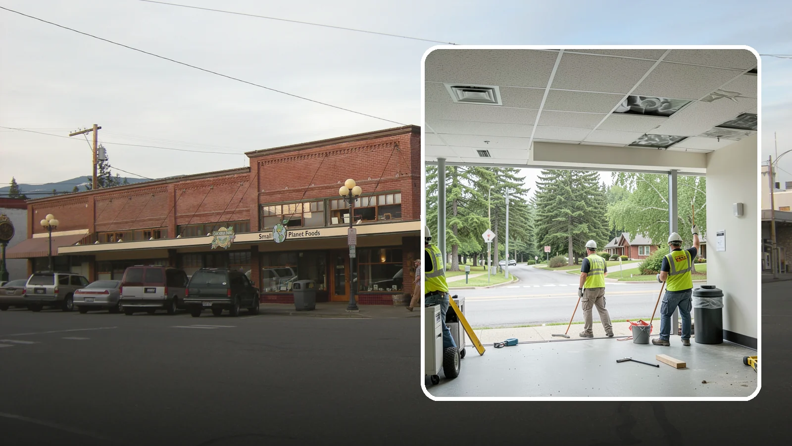 Ceiling Tile Replacement in Sedro-Woolley, Skagit County, WA - Suspended ceiling tile and grid replacement that refreshes public interiors and restores fire ratings.