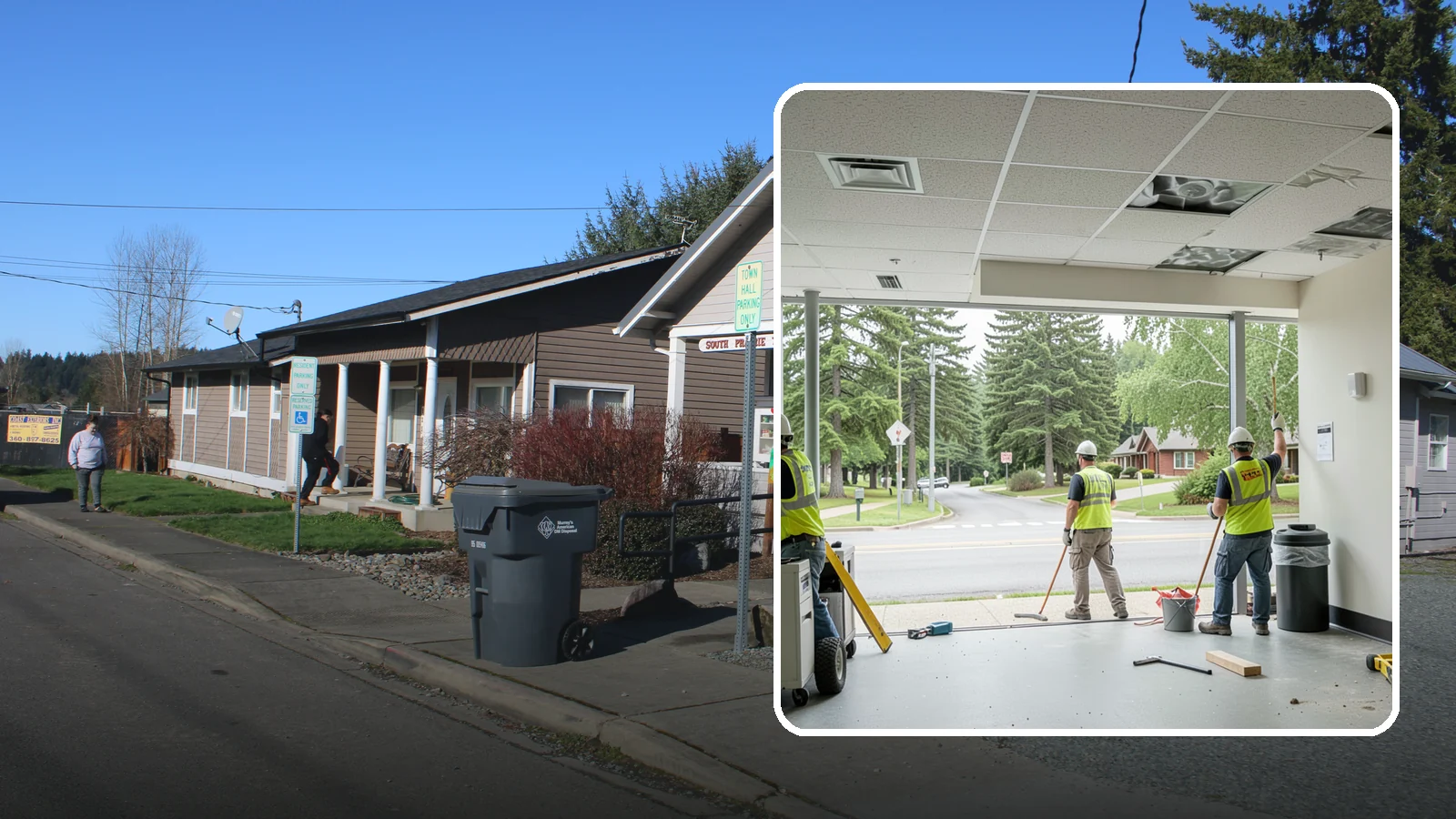 Ceiling Tile Replacement in South Prairie, Pierce County, WA - Suspended ceiling tile and grid replacement that refreshes public interiors and restores fire ratings.