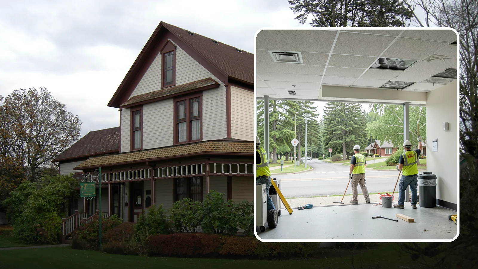 Ceiling Tile Replacement in Sumner, Pierce County, WA - Suspended ceiling tile and grid replacement that refreshes public interiors and restores fire ratings.
