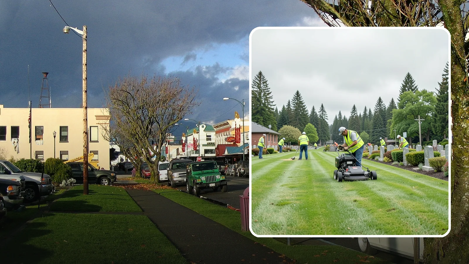 Cemetery Grounds Maintenance in Arlington, Snohomish County, WA - Respectful grounds maintenance for municipal and district cemeteries across Western Washington.