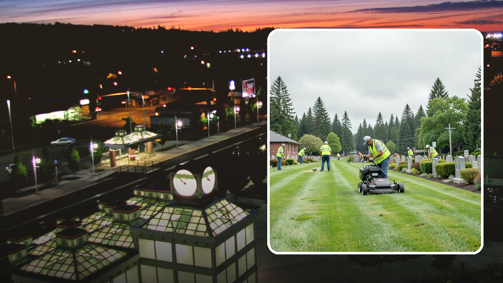 Cemetery Grounds Maintenance in Auburn, King County, WA - Respectful grounds maintenance for municipal and district cemeteries across Western Washington.