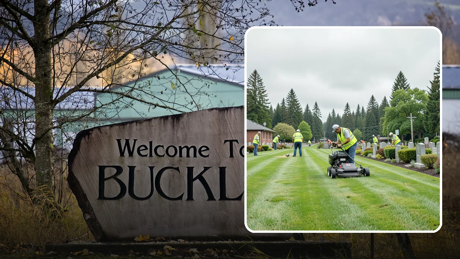 Cemetery Grounds Maintenance in Buckley, Pierce County, WA - Respectful grounds maintenance for municipal and district cemeteries across Western Washington.
