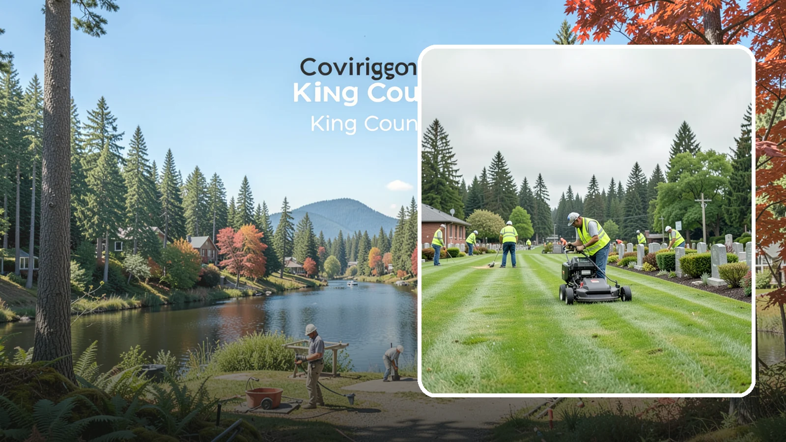Cemetery Grounds Maintenance in Covington, King County, WA - Respectful grounds maintenance for municipal and district cemeteries across Western Washington.