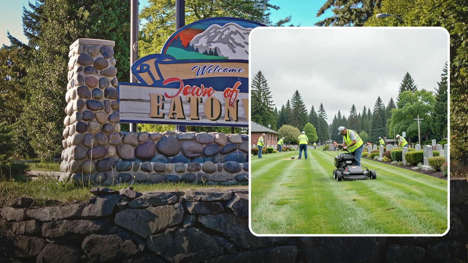 Cemetery Grounds Maintenance in Eatonville, Pierce County, WA - Respectful grounds maintenance for municipal and district cemeteries across Western Washington.