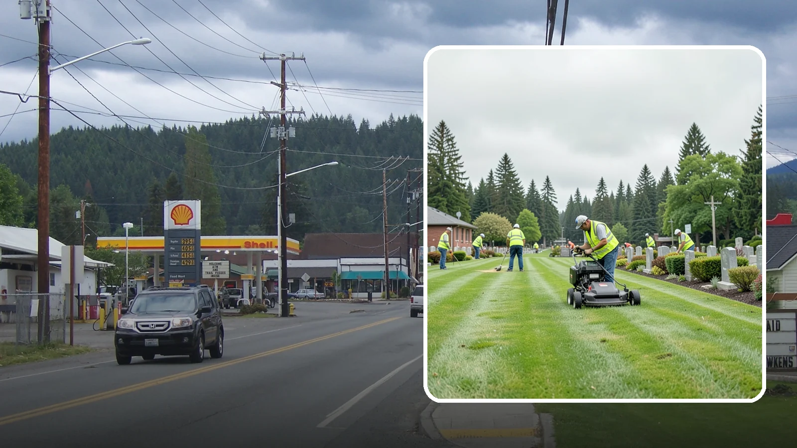 Cemetery Grounds Maintenance in Granite Falls, Snohomish County, WA - Respectful grounds maintenance for municipal and district cemeteries across Western Washington.