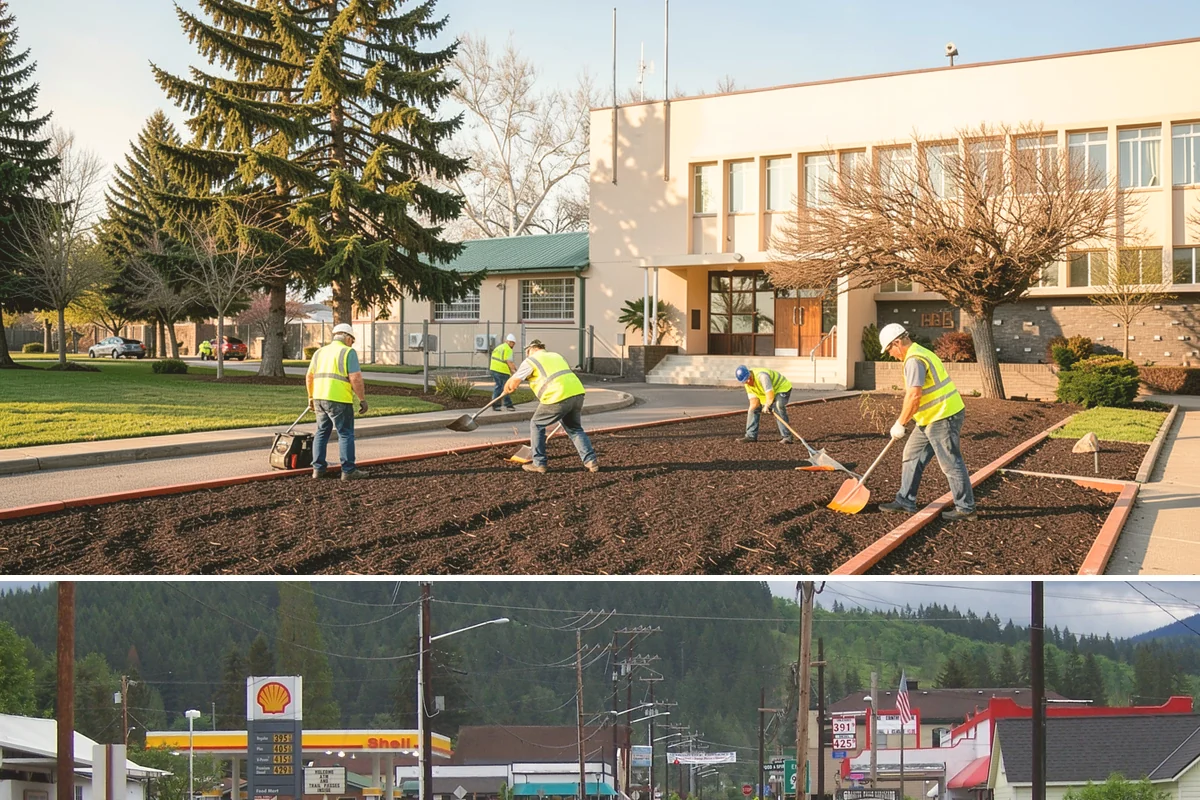 Cemetery Grounds Maintenance in Granite Falls, Snohomish County, WA - Grounds receive their most meticulous preparation ahead of Memorial Day, when visitation is highest.