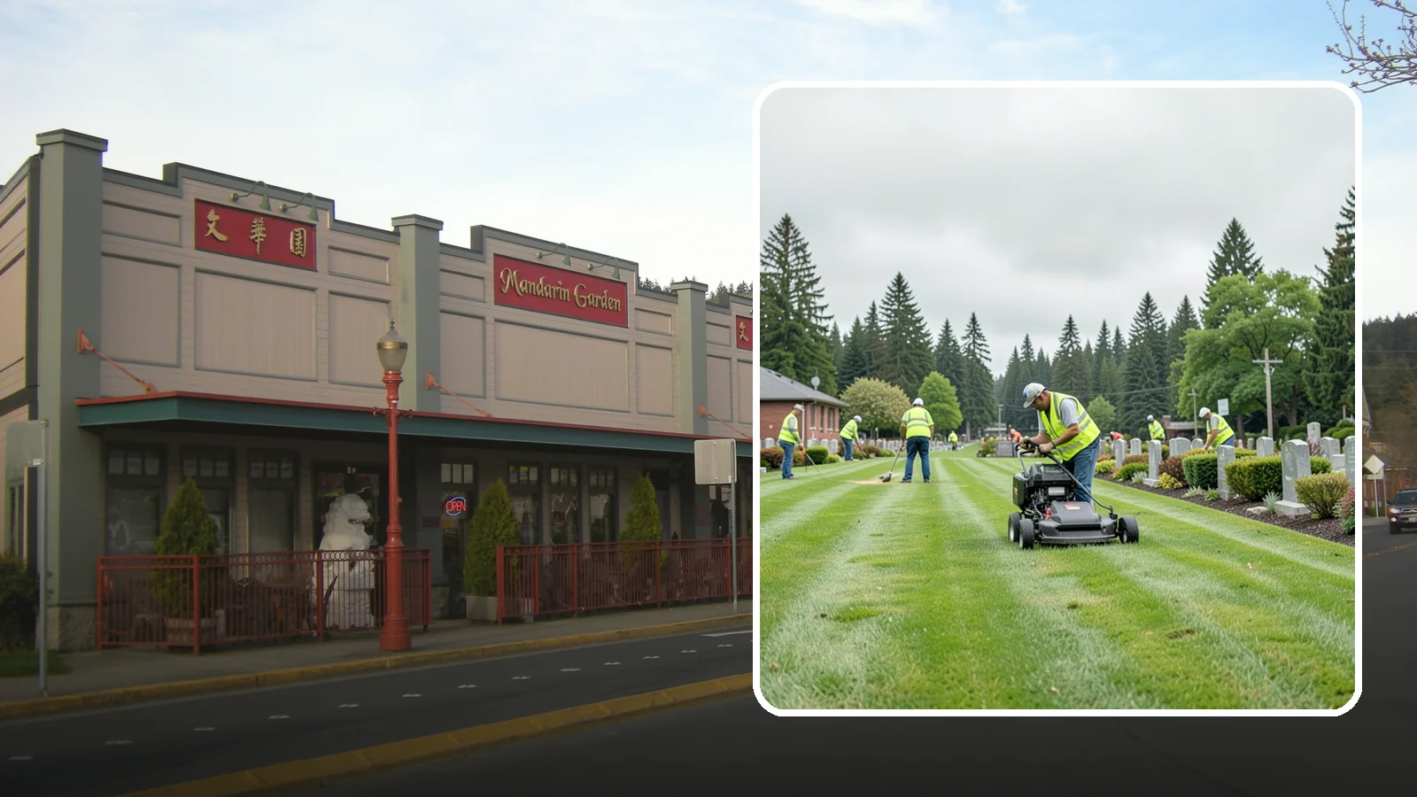 Cemetery Grounds Maintenance in Issaquah, King County, WA - Respectful grounds maintenance for municipal and district cemeteries across Western Washington.