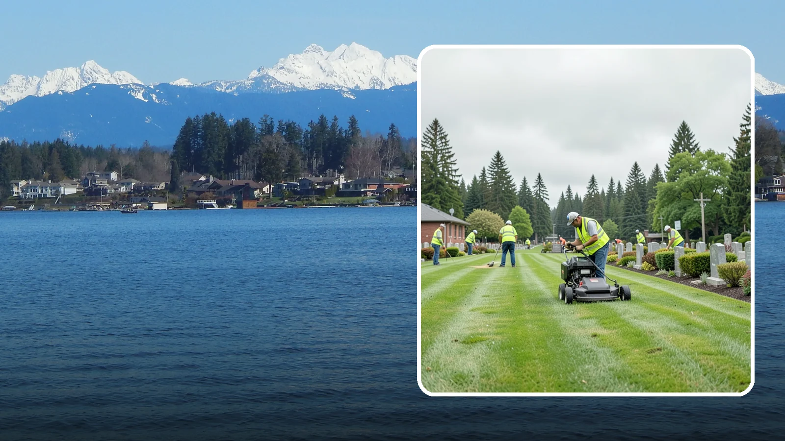 Cemetery Grounds Maintenance in Lake Stevens, Snohomish County, WA - Respectful grounds maintenance for municipal and district cemeteries across Western Washington.