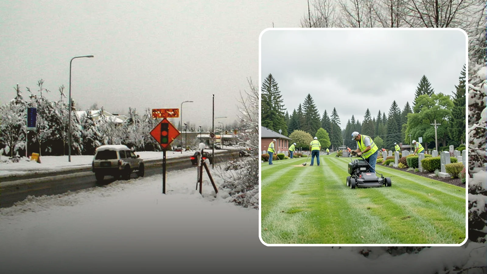 Cemetery Grounds Maintenance in Newcastle, King County, WA - Respectful grounds maintenance for municipal and district cemeteries across Western Washington.