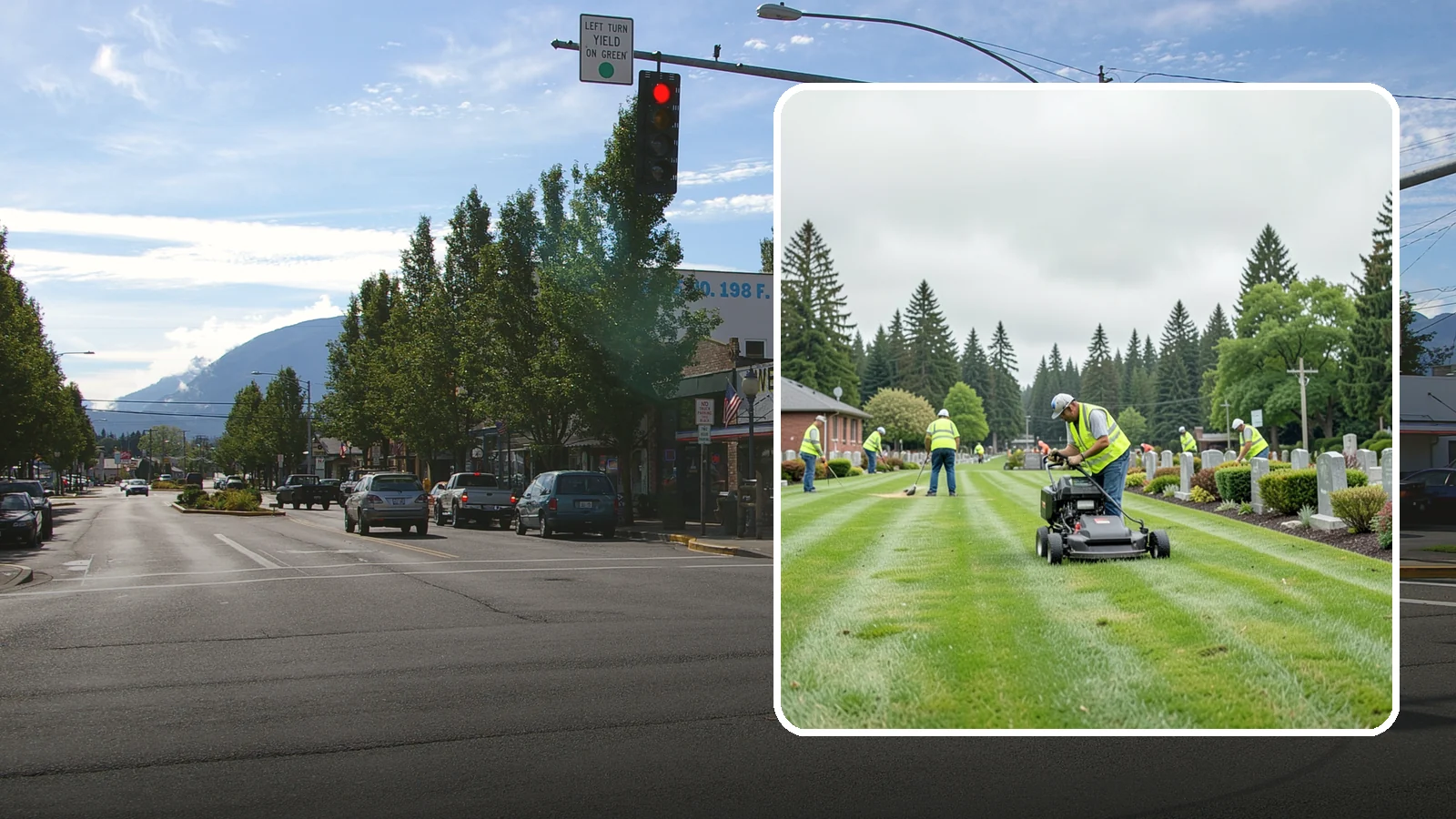Cemetery Grounds Maintenance in North Bend, King County, WA - Respectful grounds maintenance for municipal and district cemeteries across Western Washington.
