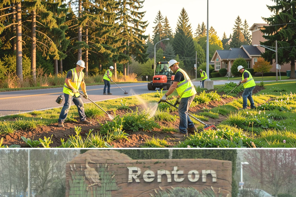 Cemetery Grounds Maintenance in Renton, King County, WA - Grounds receive their most meticulous preparation ahead of Memorial Day, when visitation is highest.