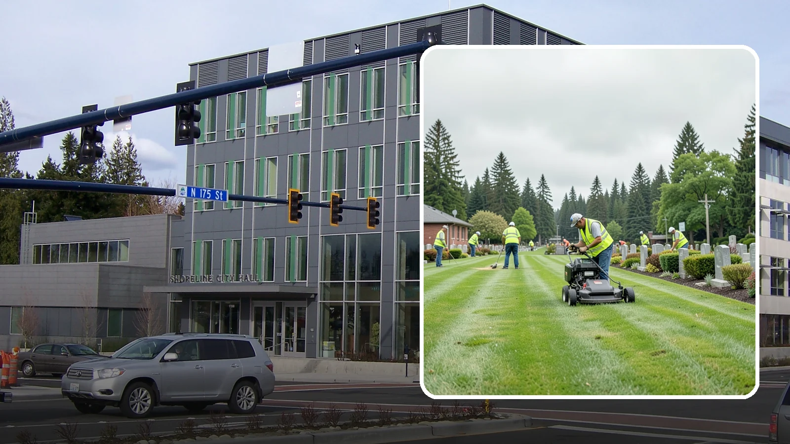 Cemetery Grounds Maintenance in Shoreline, King County, WA - Respectful grounds maintenance for municipal and district cemeteries across Western Washington.