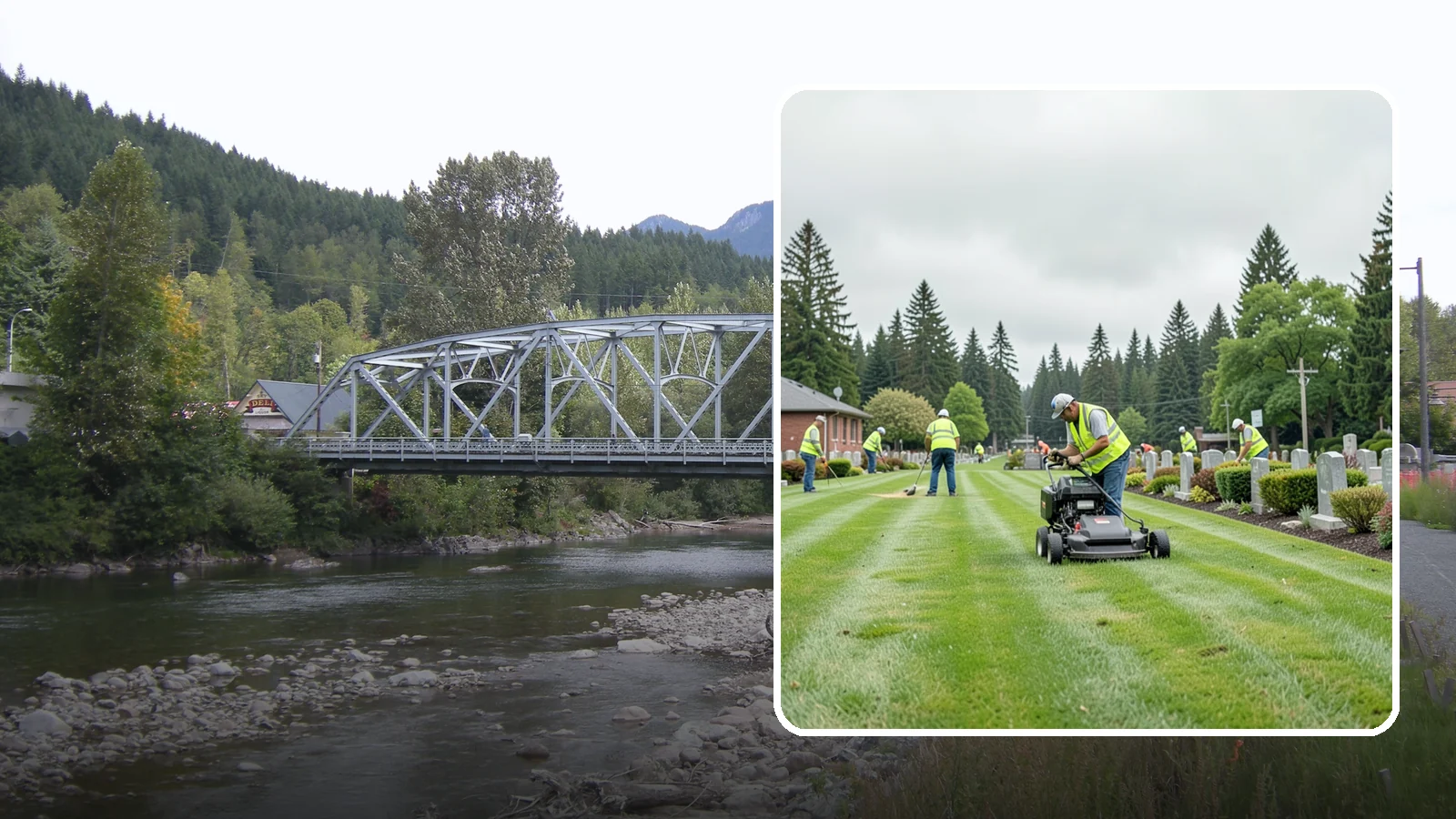 Cemetery Grounds Maintenance in Skykomish, King County, WA - Respectful grounds maintenance for municipal and district cemeteries across Western Washington.