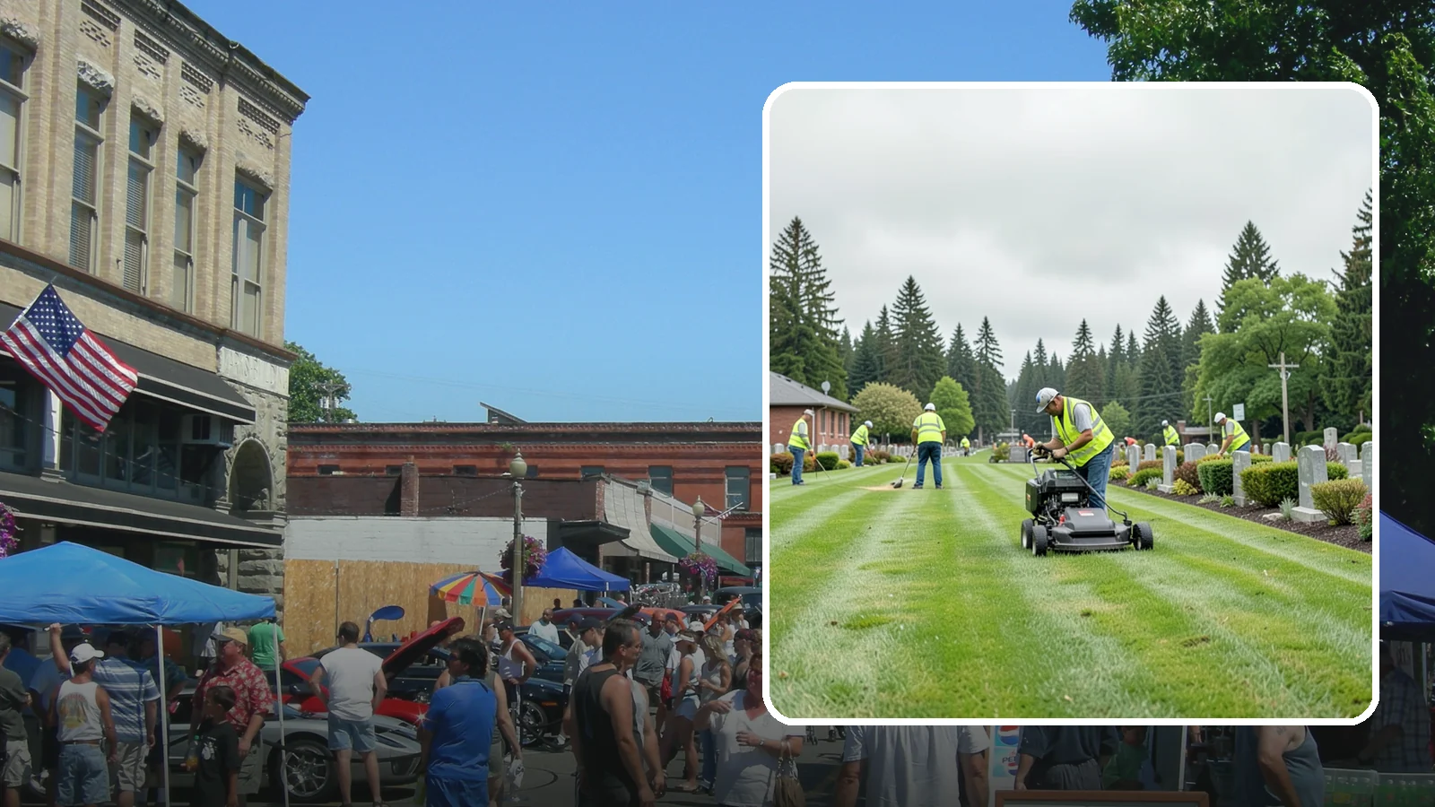 Cemetery Grounds Maintenance in Snohomish, Snohomish County, WA - Respectful grounds maintenance for municipal and district cemeteries across Western Washington.