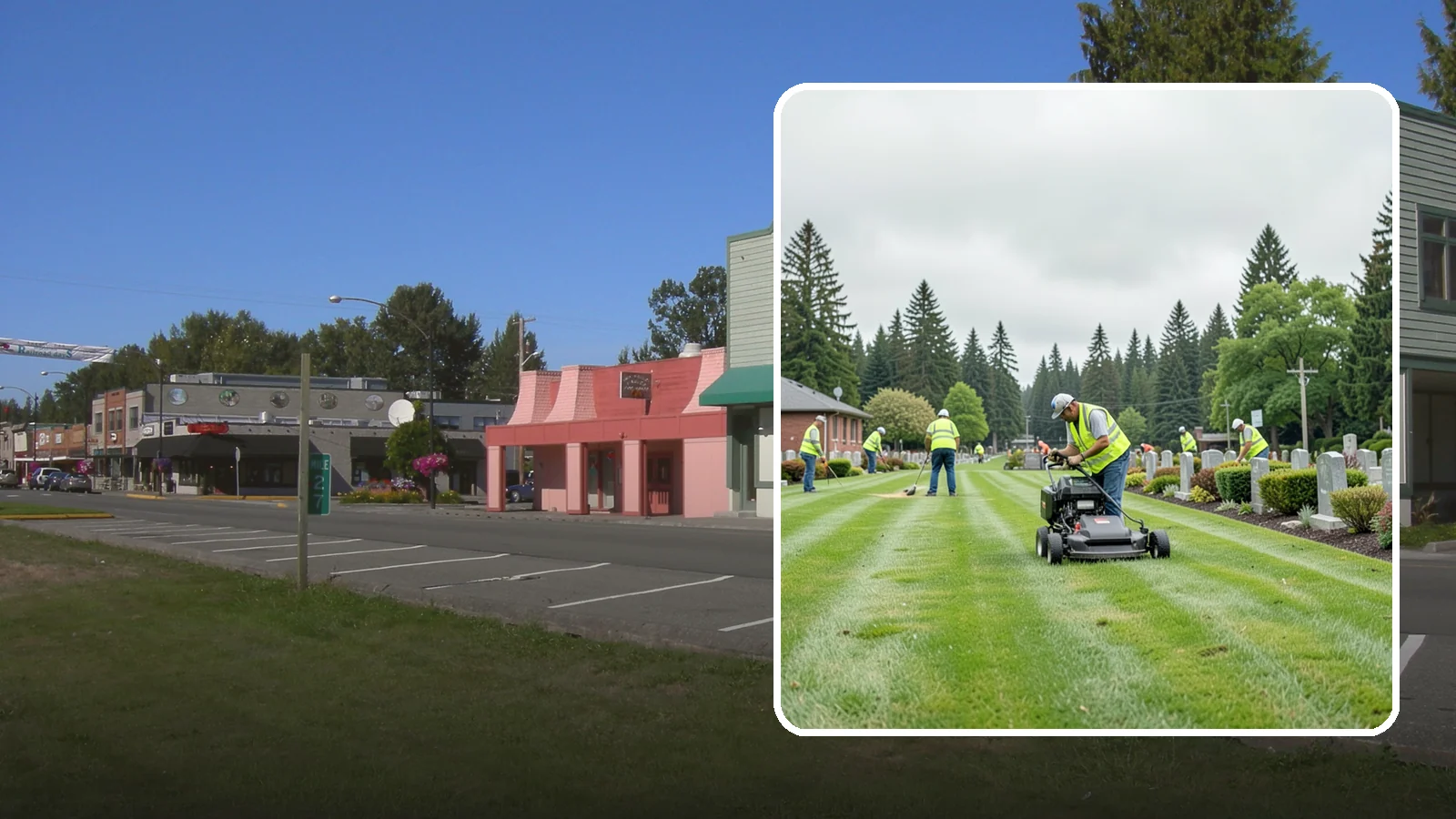 Cemetery Grounds Maintenance in Snoqualmie, King County, WA - Respectful grounds maintenance for municipal and district cemeteries across Western Washington.