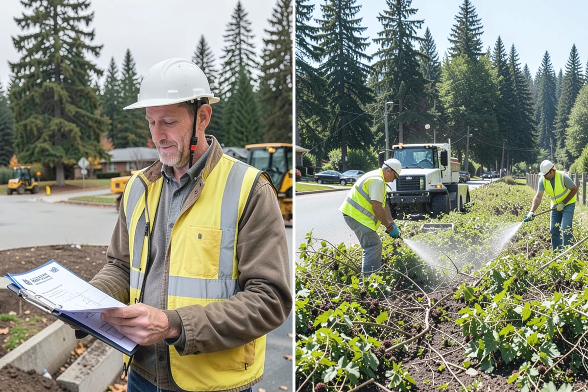 Cemetery Grounds Maintenance in Sumner, Pierce County, WA - Walk the grounds to map monument locations and sensitive areas