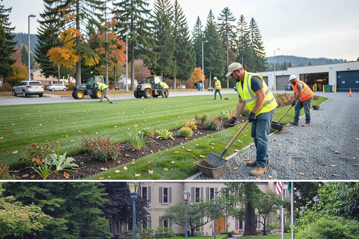 Cemetery Grounds Maintenance in Woodinville, King County, WA - Grounds receive their most meticulous preparation ahead of Memorial Day, when visitation is highest.