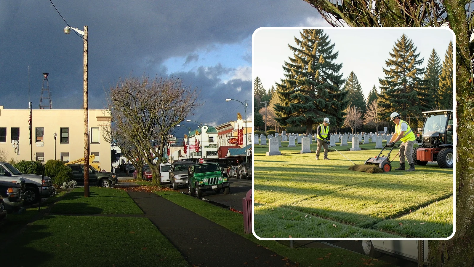 Cemetery Turf Maintenance in Arlington, Snohomish County, WA - Dignified turf care for cemetery lawns and burial grounds across Western Washington.